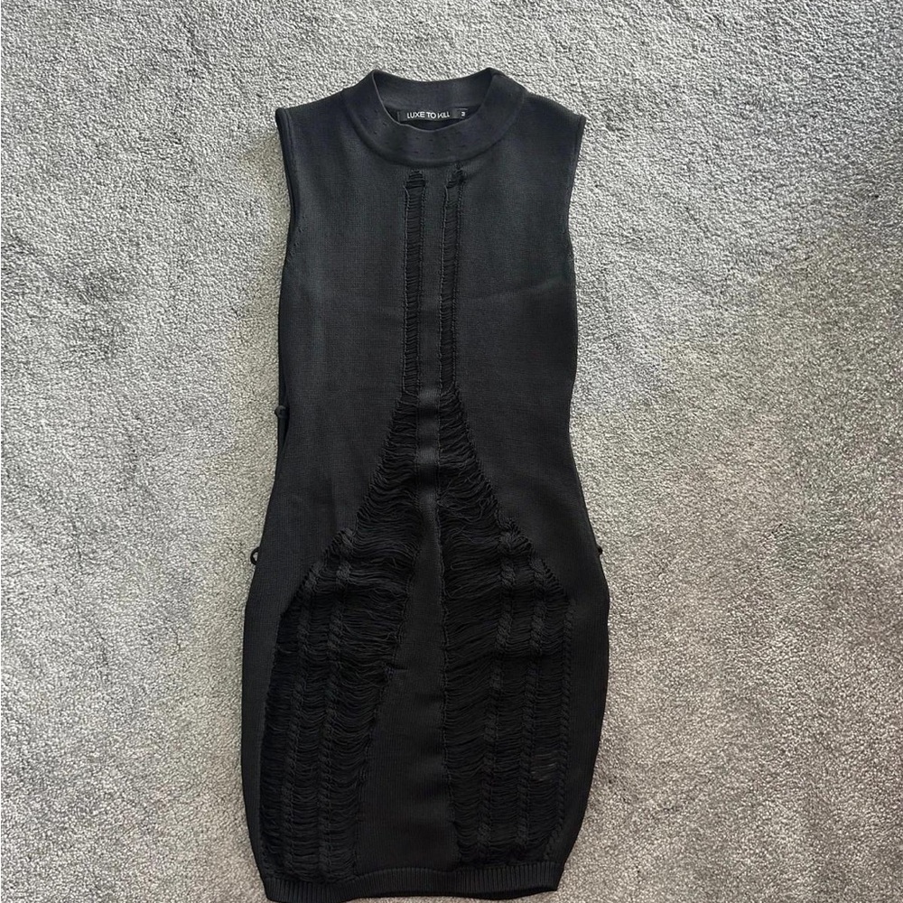Elegant Black Mini Dress by House of CB